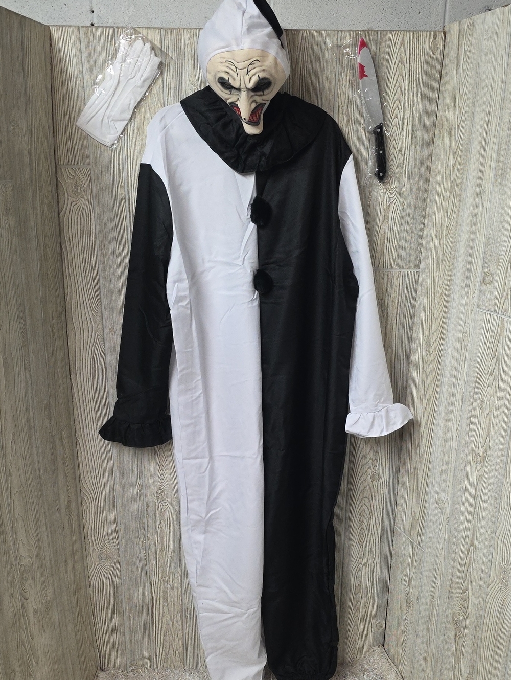 Art The Clown Halloween Costume Terrifier Horror Movie Cosplay Outfit Adult 3XL